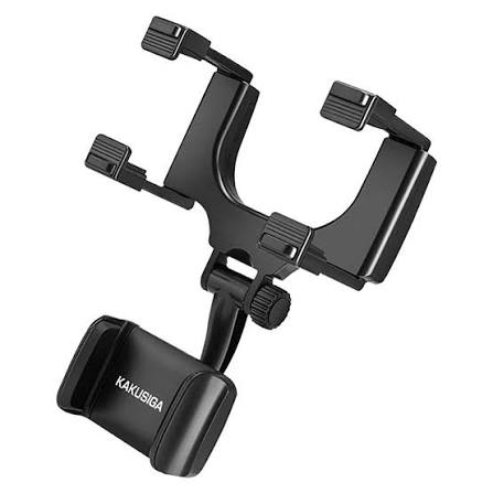 Kakusiga Car Rear View Mirror Phone Mount